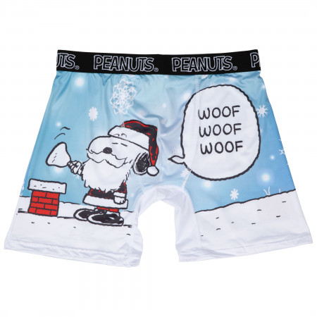 Peanuts Christmas Snoopy & Woodstock 2-Sided Boxer Briefs